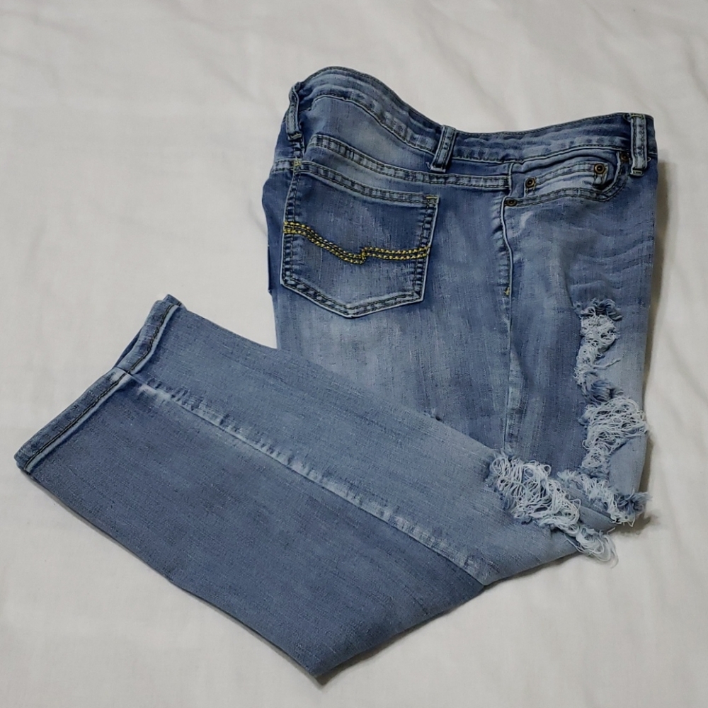 Elite Distressed Capri Jeans Girl (Junior)